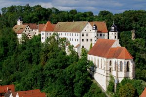 Fernansicht eines Schlosses
