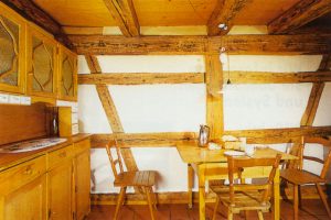 Fachwerkwand in einer Stube