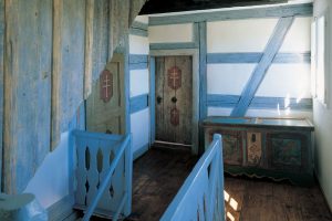 Treppenhaus eines Fachwerkhauses
