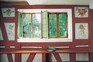 Fenster eines Fachwerkhauses