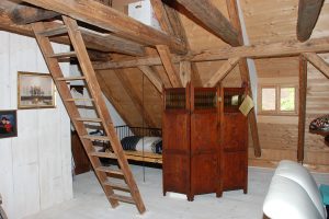ausgebauter Dachraum in einemFachwerkhaus