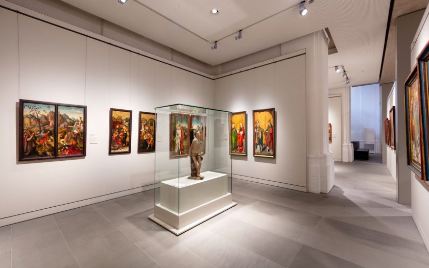 Ausstellungsräume in einem Kunstmuseum