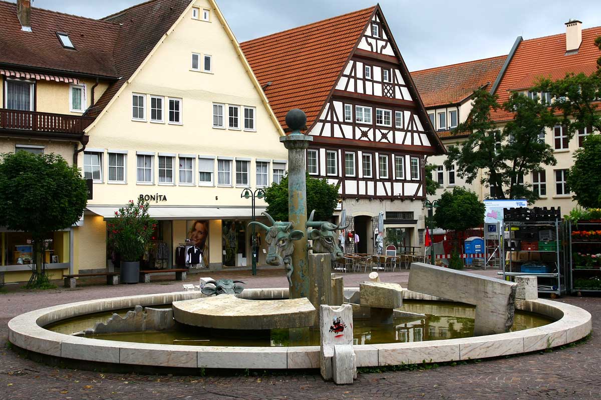 Brunnen in der Altstadt Nürtingen