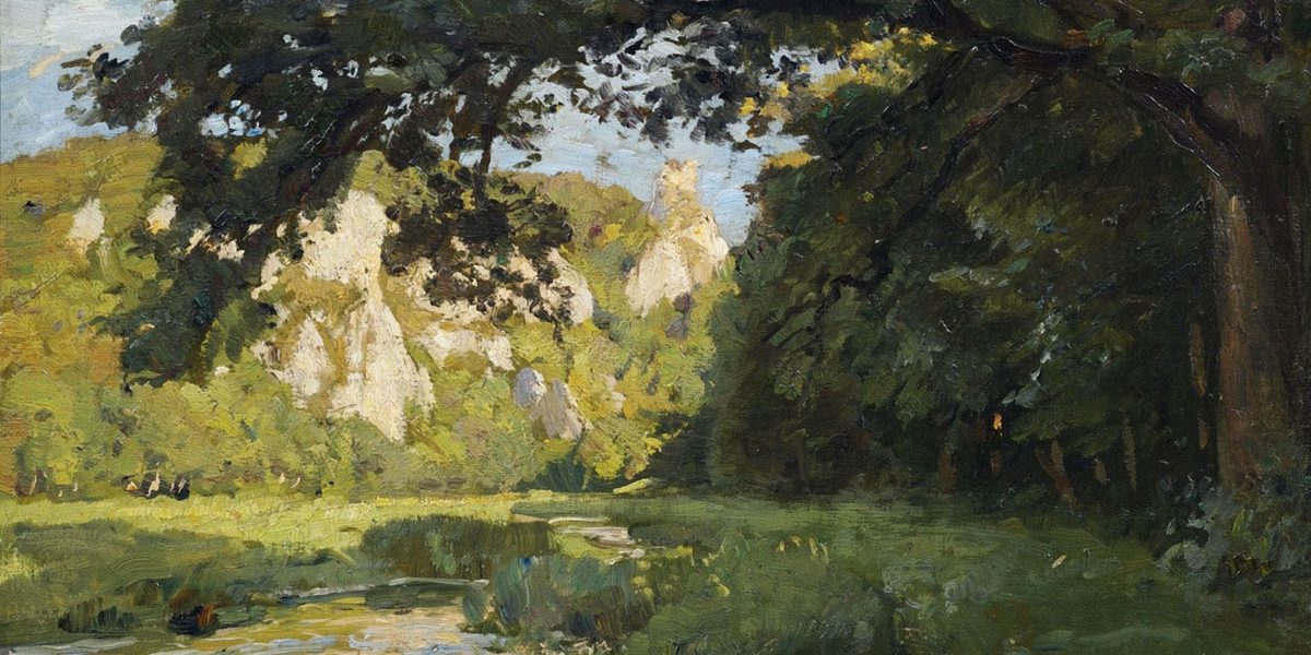 Gemälde einer Landschaft