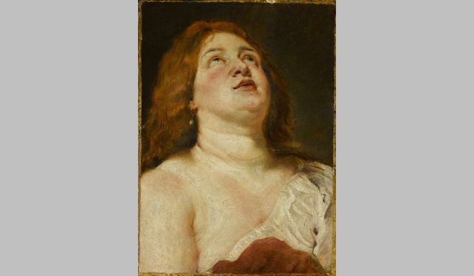 Peter Paul Rubens, Weiblicher Studienkopf, Staatsgalerie Stuttgart