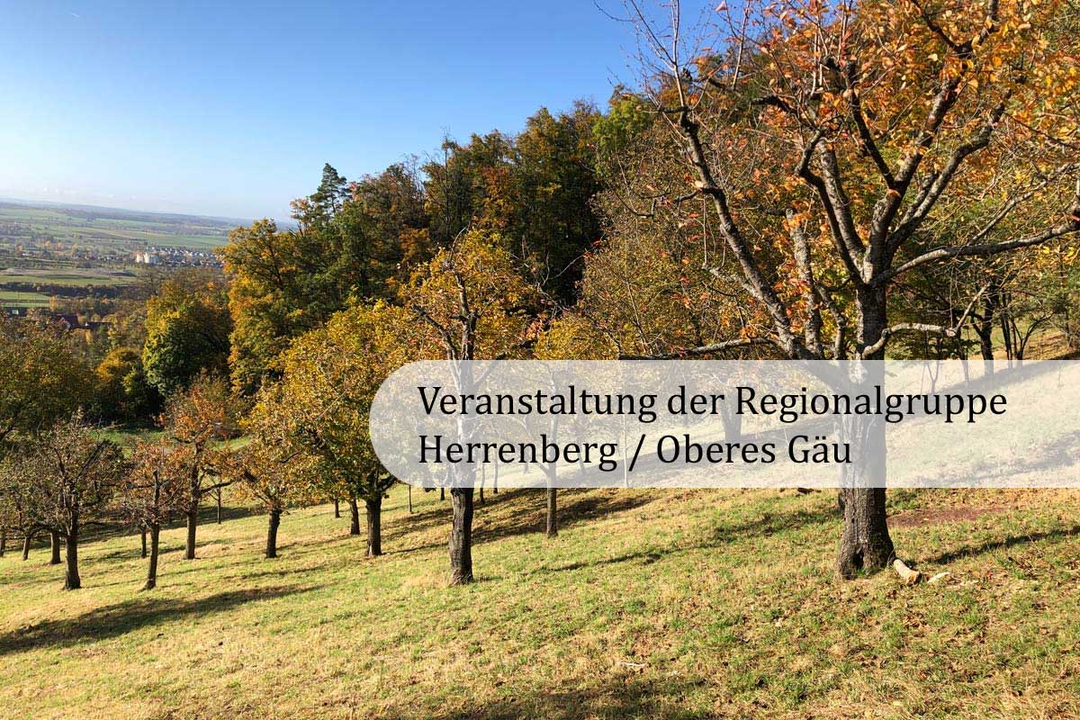 Hauptversammlung der Regionalgruppe Herrenberg/Gäu