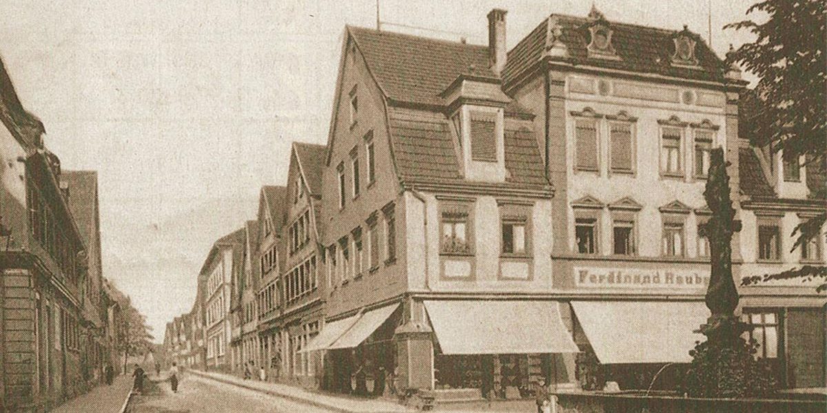 Historisches Foto eine Gebäudes