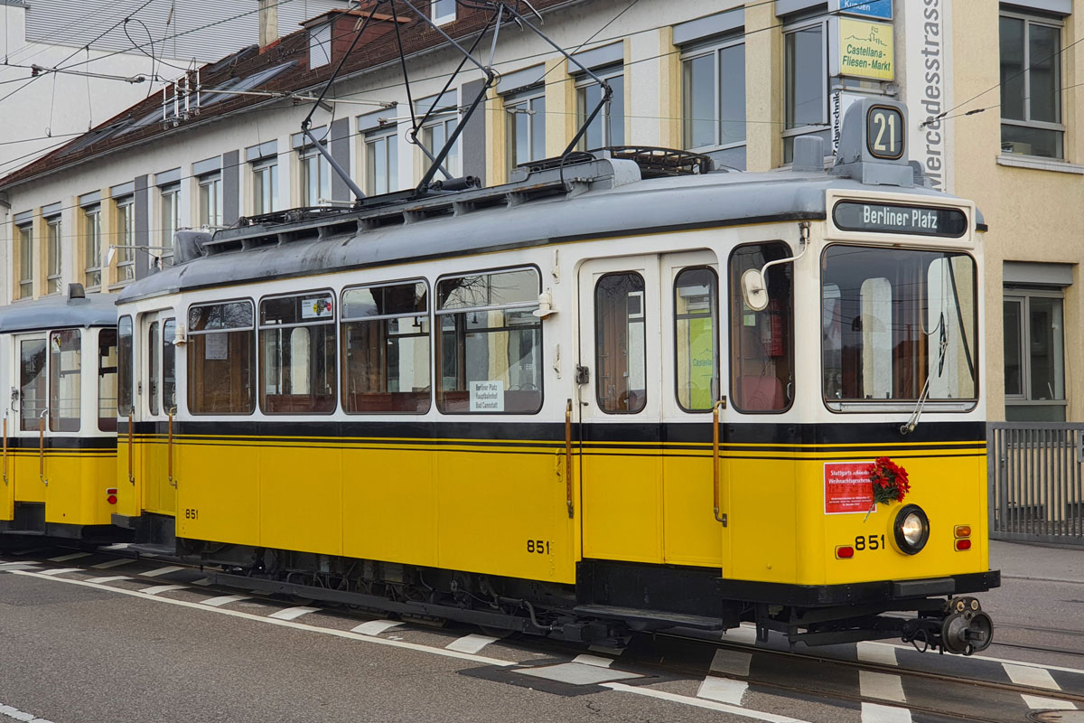 Die Stuttgarter Straßenbahnen in den beiden Weltkriegen