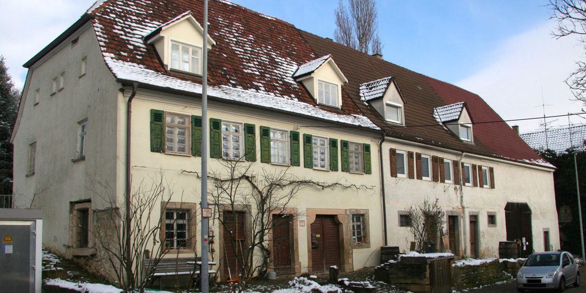 zweigeschossiges Doppelhaus